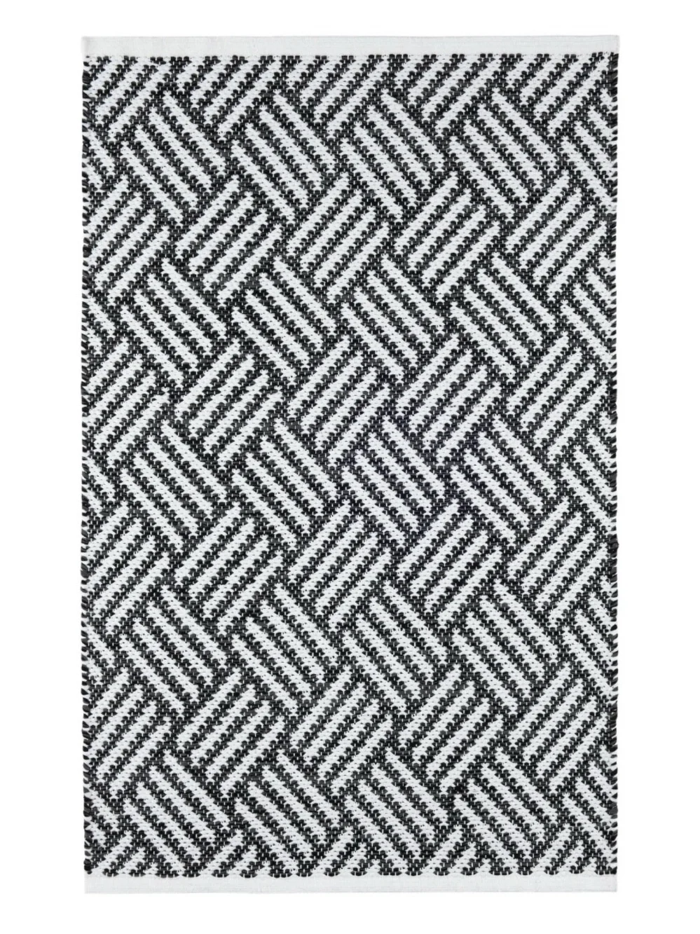 NWT Annie Selke $68 Crisscross Handwoven Indoor/Outdoor Rug